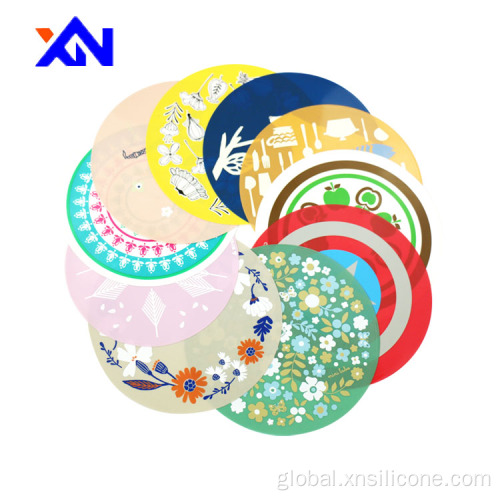 Household Round Protective Reusable Induction Silicone Mat